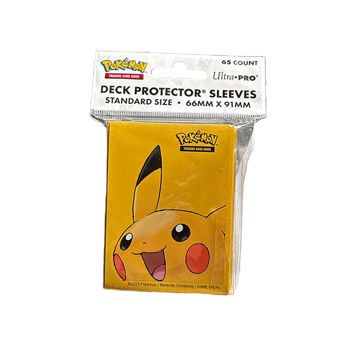 Pikachu Standard Deck Protector Sleeves (65ct)