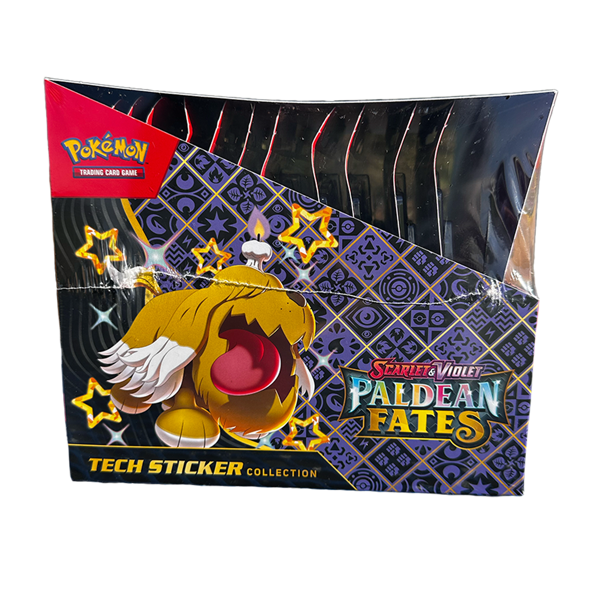 Pokemon Paldean Fates Tech Sticker Collection Display Box