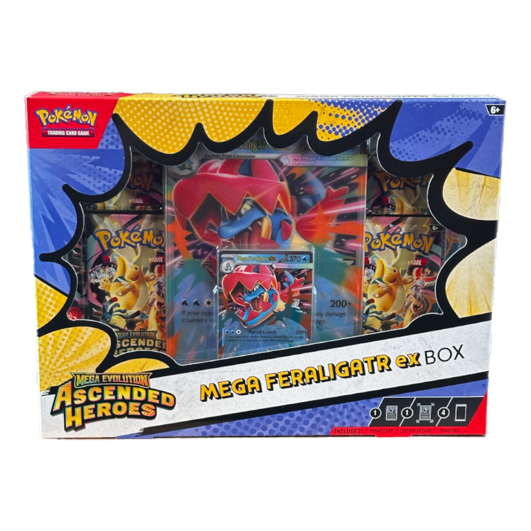 Pokemon Ascended Heroes Mega Feraligatr ex Box