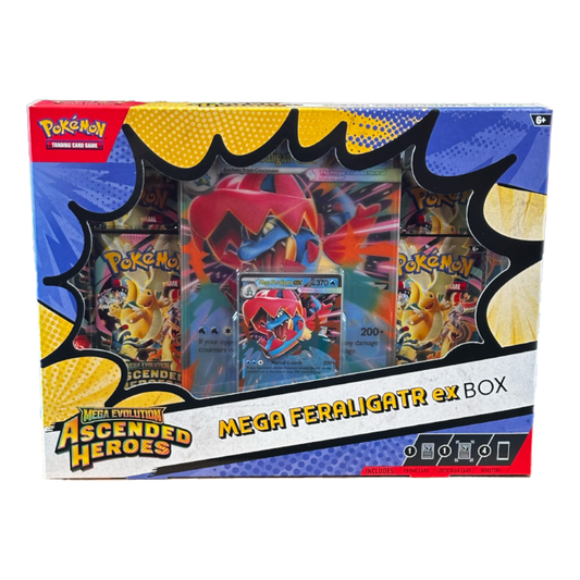 Pokemon Ascended Heroes Mega Feraligatr ex Box