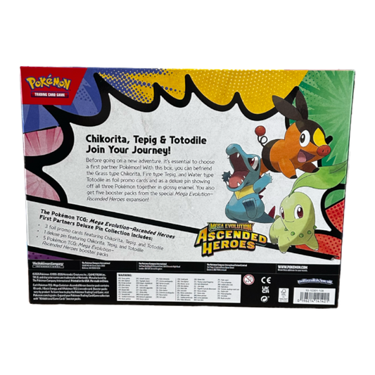 Pokemon Ascended Heroes First Partners Deluxe Pin Collection