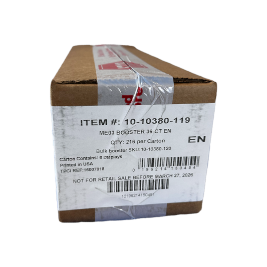 Pokemon Perfect Order Booster Box Case (ME03)