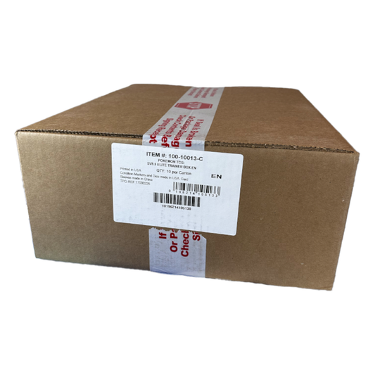 Pokemon Prismatic Evolutions Elite Trainer Box Case