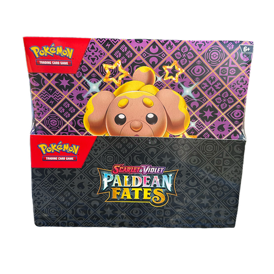Pokemon Paldean Fates Tech Sticker Collection Display Box